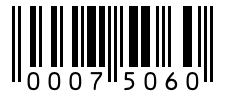 Barcode 00075060