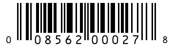 Barcode 008562000278