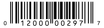 Barcode 012000002977