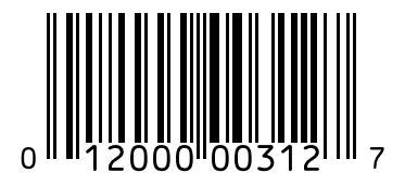 Barcode 012000003127