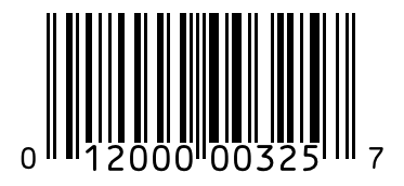 Barcode 012000003257