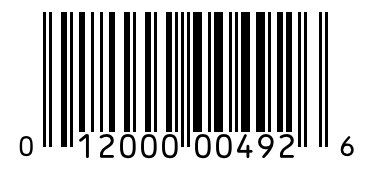 Barcode 012000004926
