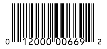 Barcode 012000006692