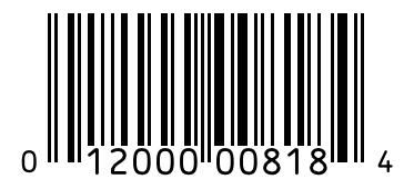 Barcode 012000008184