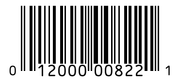 Barcode 012000008221
