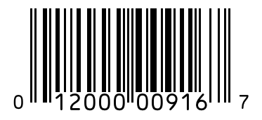 Barcode 012000009167