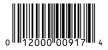 Barcode 012000009174