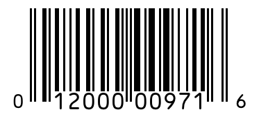 Barcode 012000009716