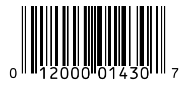 Barcode 012000014307