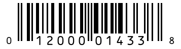 Barcode 012000014338