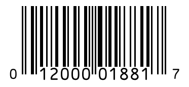 Barcode 012000018817