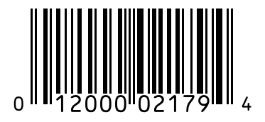 Barcode 012000021794