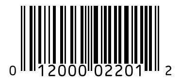Barcode 012000022012
