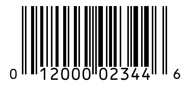 Barcode 012000023446