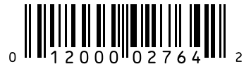 Barcode 012000027642