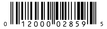 Barcode 012000028595