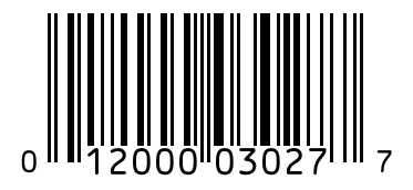 Barcode 012000030277
