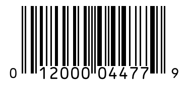 Barcode 012000044779