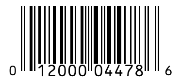 Barcode 012000044786
