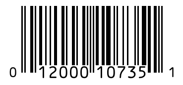 Barcode 012000107351
