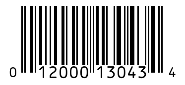 Barcode 012000130434