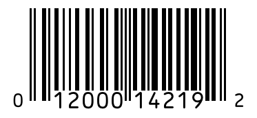 Barcode 012000142192