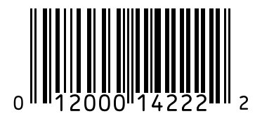 Barcode 012000142222