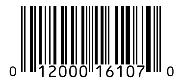 Barcode 012000161070