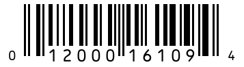 Barcode 012000161094