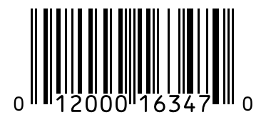 Barcode 012000163470