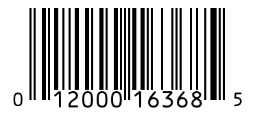 Barcode 012000163685