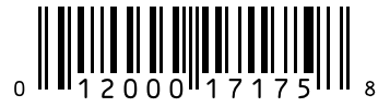 Barcode 012000171758