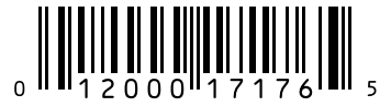Barcode 012000171765