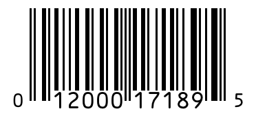 Barcode 012000171895