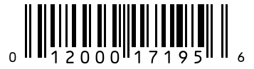 Barcode 012000171956