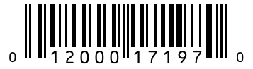 Barcode 012000171970