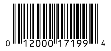 Barcode 012000171994