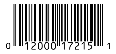 Barcode 012000172151
