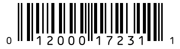 Barcode 012000172311