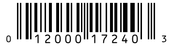 Barcode 012000172403