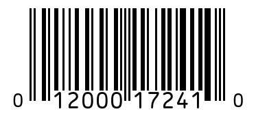 Barcode 012000172410
