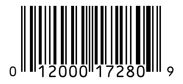 Barcode 012000172809