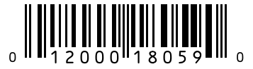 Barcode 012000180590