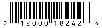 Barcode 012000182426
