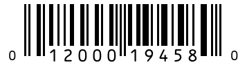 Barcode 012000194580