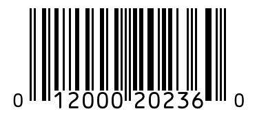 Barcode 012000202360