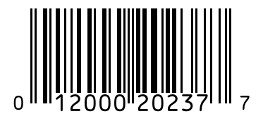 Barcode 012000202377