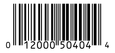 Barcode 012000504044