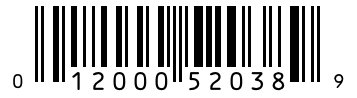 Barcode 012000520389