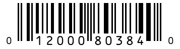 Barcode 012000803840